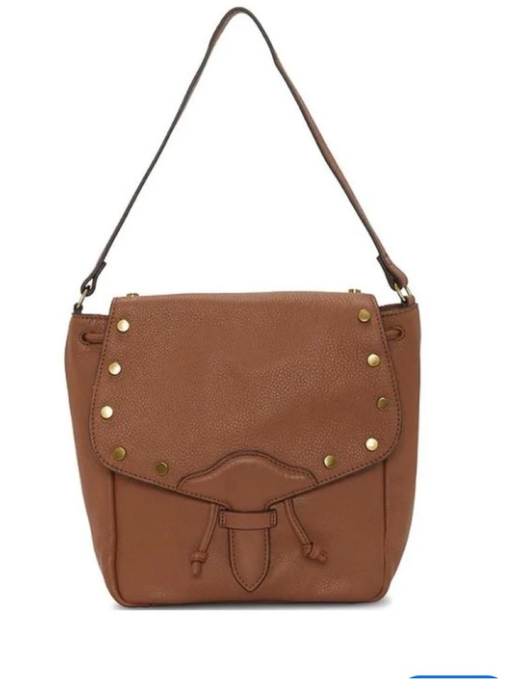 Lucky Brand Yuri Leather Crossbody Bag Stud Boho Hippie